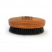 Military Hair Brush with Pure Black Bristle (Olive Wood)